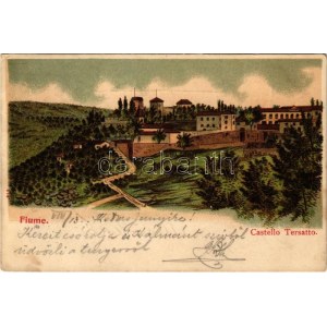 1903 Fiume, Rijeka; Castello Tersatto / Trsat castle. litho (fa)