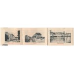 1908 Károlyváros, Grad Karlovac; leporello 10 képpel / leporellocard with 10 pictures (fl)