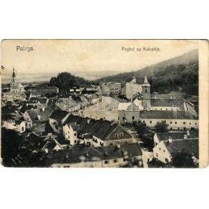 1909 Pozsega, Pozega; Pogled sa Kalvarije (EK)