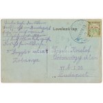 1916 Homokos, Mramorak; Dinger Therézia üzlete, Dinger Johan géplakatos telepe / Therézia Dinger's Warenhaus...
