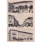 1919 Nagykikinda, Kikinda; Állami polgári leányiskola, Városháza, Gimnázium, Koronaherceg utca, Úri utca, Korzó kávéház...