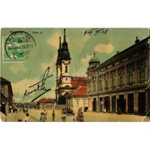 1909 Pancsova, Pancevo; Almási út / street. TCV card (EK)