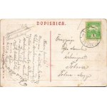 Szávaszentdemeter, Mitrovice, Mitrovitz an der Save, Sremska Mitrovica; Trg. Khuena Héderváry / tér, Takarékpénztár...