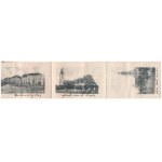 1914 Szávaszentdemeter, Mitrovice, Mitrovitz an der Save, Sremska Mitrovica; Könyvnyomda. leporellolap 10 képpel ...