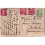 1914 Szávaszentdemeter, Mitrovice, Mitrovitz an der Save, Sremska Mitrovica; Könyvnyomda. leporellolap 10 képpel ...