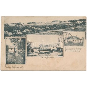1911 Szerémszolnok, Szolnokpuszta, Puszta-Szolnok, Zarkovac (Ruma); gőzmalom, malom / Bachmühle, Dampfmühle ...
