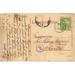 1909 Topolya, Bácstopolya, Backa Topola; Gróf Zichy János utca, takarékpénztár. Wilheim Miksa kiadása, W.L. (?) ...