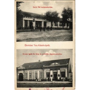 1918 Torontálvásárhely, Develák, Debelják, Debeljaca; Szehr Pál vaskereskedése...