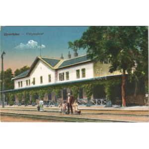 1919 Újverbász, Novi Vrbas (Verbász, Vrbas); Pályaudvar, vasútállomás / railway station (EK)