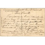Zenta, Senta; 1911. Húsvét vasárnapján leégett Szt. István templom belseje. Politzer Sándor kiadása ...