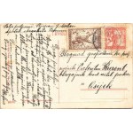 Zimony, Semlin, Zemun; látkép, uszály. W. L. Bp. 6327. Dick Ignác kiadása / general view, barge (EB...