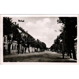 1941 Perlak, Prelog; utca / street. photo + M. KIR. POSTA 287.