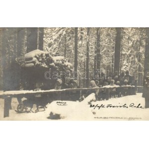 1911 Mariazell, Preisrodlin v. Bürgeralpl / sleigh race in winter. photo