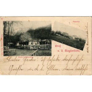 1898 (Vorläufer) Wien, Vienna, Bécs XIV. Rieglerhütte, Sofienalpe, Riegler's Restauration / restaurant (fa...