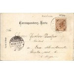 1898 (Vorläufer) Wien, Vienna, Bécs XIV. Hütteldorf (Penzing), Kirche Mariabrunn, Villa Wagner. Franz Kurka No. 163. ...