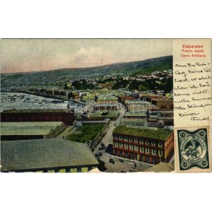 1906 Valparaíso, Puerto desde Cerro Artilleria