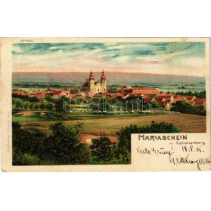 1901 Bohosudov, Mariaschein (Krupka, Graupen); v. Calvarienberg. Paul Glöditsch No. 5122. litho (EK...