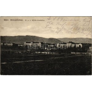 Hranice na Morave, Mährisch Weisskirchen; K.u.k. Militär Anstalten / Austro-Hungarian military barracks (EK...