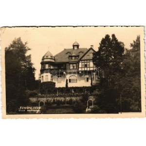 1935 Krásná Lípa, Schönlinde; Villa Baumann. Foto M. Marschner (EK)