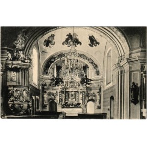 Kresice, Krzeschitz; Marienkriche, Hochaltar / church interior, altar (EK)