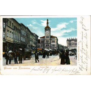 Kromeríz, Kremsier; Grosser Platz / square, market (EK)