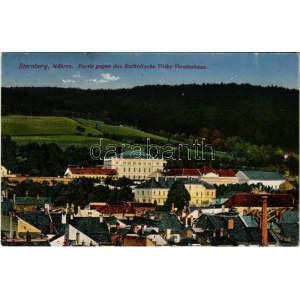 1917 Sternberk, Sternberg; Partie gegen das Katholische Volks-Vereinshaus / German clubhouse