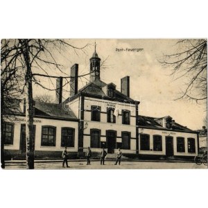 1910 Pontfaverger, Pont-Faverger; Mairie, Ecole des garcons et filles / town hall...