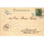 1900 Strasbourg, Strassburg i. Elsass; Broglieplatz / square. Passepartoutkarte 123818...