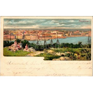 1899 (Vorläufer) Havana, Havanna; Kunstanstalt Kosmos litho s: Geiger R.