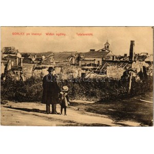 1916 Gorlice, po inwazyi / destruction after the Russian invasion + Kommando der k.u.k. Baukompagnie No. 1/62....