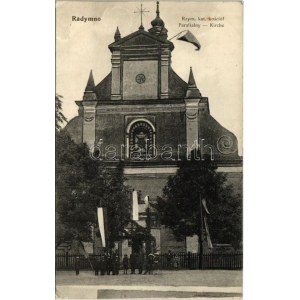 1914 Radymno, Rzym. kat. kostol / Parafialny Kirche / church (EK)