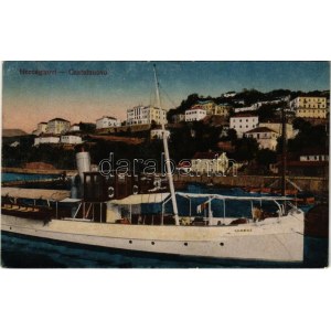 1918 Herceg Novi, Castelnuovo; Austro-Hungarian steamer Vermac
