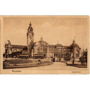 Wiesbaden, Hauptbahnhof / main railway station, tram