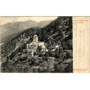 1902 Mules, Mauls (Campo di Trens, Freienfeld in Südtirol); Schloss Welfenstein / Castel Guelfo ...