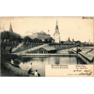 1903 Moscow, Moscou; Kremlin, Vue generale