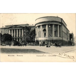 1905 Moscow, Moscou; L'Universite / university