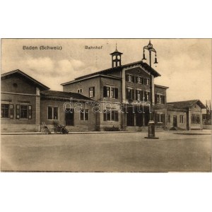 Baden, Bahnhof / railway station