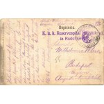 1916 Rudolfovo, Ljubljanska cesta / street, shop of J. Krajec + K.u.K. Reservespital Nagykikinda in Rudolfswerth (Rb...