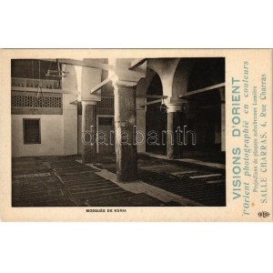 Konya, Konia; Mosque interior. Visions D'Orient l'Orient photographie en couleurs