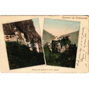 1911 Trabzon, Trebizond; Couvents de Soumela et de St. George / Sumela Monastery (EK)