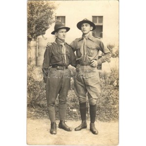 1923 Magyar cserkészek / Hungarian scouts. photo (fl)