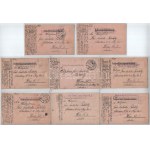 KARL PALATZKY - 38 db első világháborús katonai saját kézzel rajzolt tábori posta levelezőlap (K.u.k. mo. Eisenb. Zeugs...