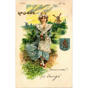 1900 Holland / Netherlands. No. 2265. Art Nouveau litho