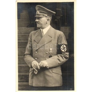 Adolf Hitler. NSDAP German Nazi Party propaganda + 1941 Berlin Europas Einheitsfront Gegen den Bolschewismus So. Stpl...
