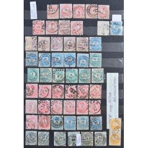 Sok száz főleg régi bélyeg és kivágás a Krajcárosoktól szép vagy / és érdekes bélyegzésekkel 10 lapos A/4 berakóban ...