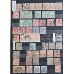 Sok száz főleg régi bélyeg és kivágás a Krajcárosoktól szép vagy / és érdekes bélyegzésekkel 10 lapos A/4 berakóban ...