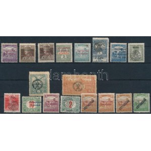 Kis megszállási tétel 1919-1921 18 db bélyeg. Signed: Bodor (több bélyeg sérül / more stamps are damaged...