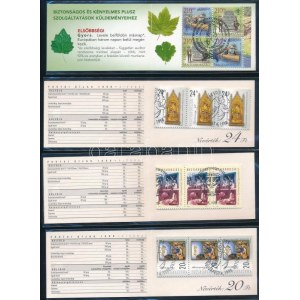 1998-2007 5 klf bélyegfüzet / stamp booklets