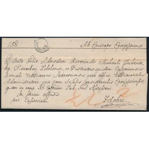 1831 Portós levél / Unpaid cover EPERIES