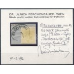 1850 1kr MP citromsárga / lemon PRESSBURG Certificate: Ferchenbauer